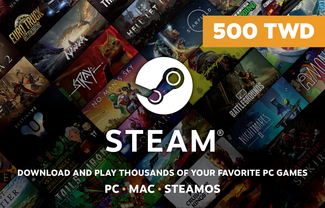 Steam 錢包儲值碼 500 台幣面額 - 24hant 線上購買